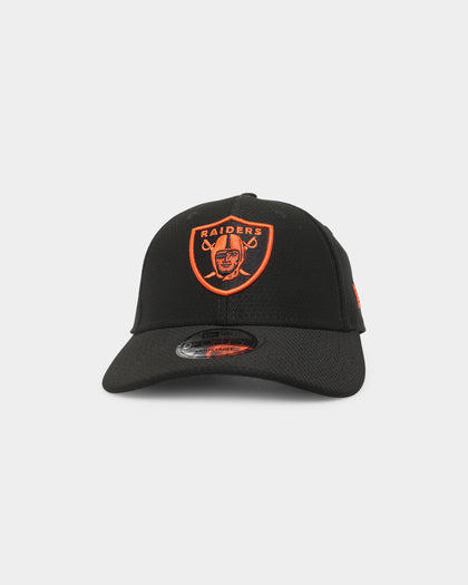 New Era Las Vegas Raiders 'Hex' 9FORTY Strapback Black/Orange