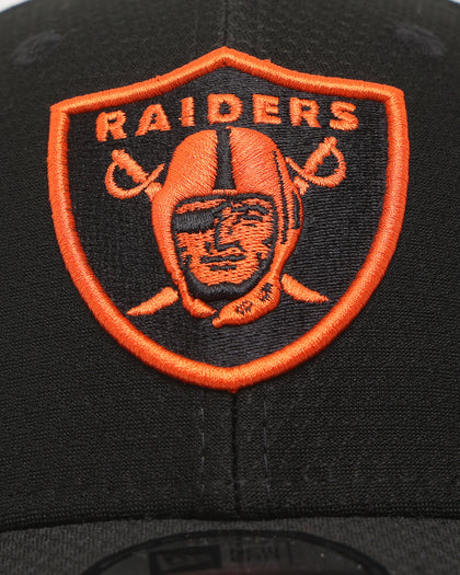 New Era Las Vegas Raiders 'Hex' 9FORTY Strapback Black/Orange