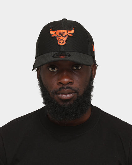 New Era Chicago Bulls 'Hex' 9FORTY Strapback Black/ Orange