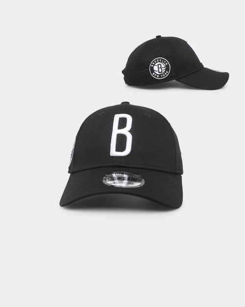 New Era Brooklyn Nets Ligature Side 9FORTY Strapback Original Team Colours
