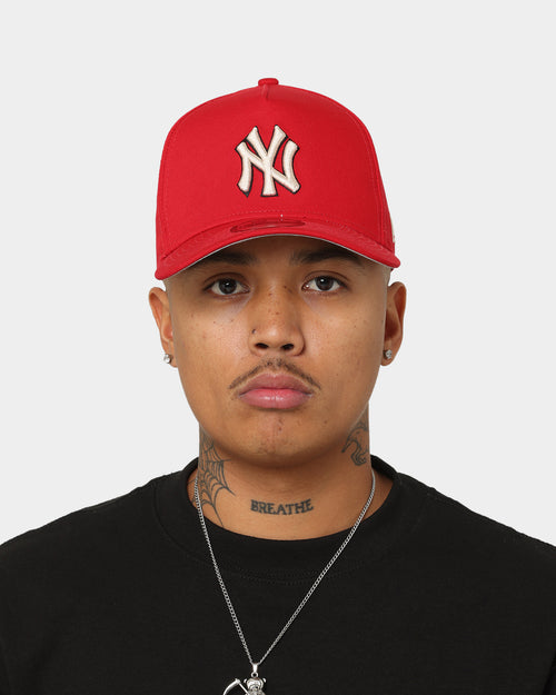 New Era New York Yankees 'Scarlet Stone' 9FORTY A-Frame Snapback Scarlet/Stone
