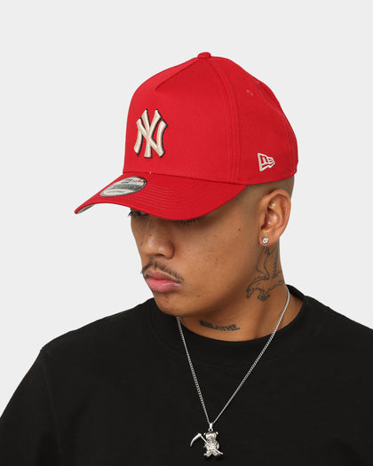 New Era New York Yankees 'Scarlet Stone' 9FORTY A-Frame Snapback Scarlet/Stone