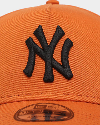 New Era New York Yankees 9FORTY A-Frame Snapback Orange