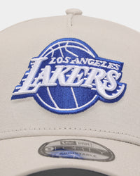 New Era Los Angeles Lakers 'Stone Royal' 9FORTY A-Frame Snapback Stone/Royal