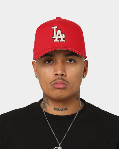 New Era Los Angeles Dodgers 'Scarlet Stone' 9FORTY A-Frame Snapback Scarlet/Stone