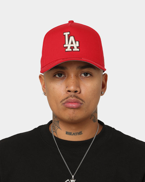 New Era Los Angeles Dodgers 'Scarlet Stone' 9FORTY A-Frame Snapback Scarlet/Stone