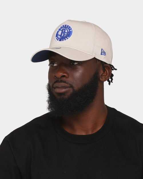 New Era Brooklyn Nets 'Stone Royal' 9FORTY A-Frame Snapback Stone/Royal