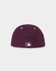 New Era New York Yankees 59FIFTY Fitted Plum/Chrome White