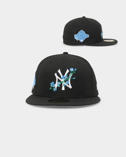 New Era New York Yankees 'Floral Black' 59FIFTY Fitted Black/White
