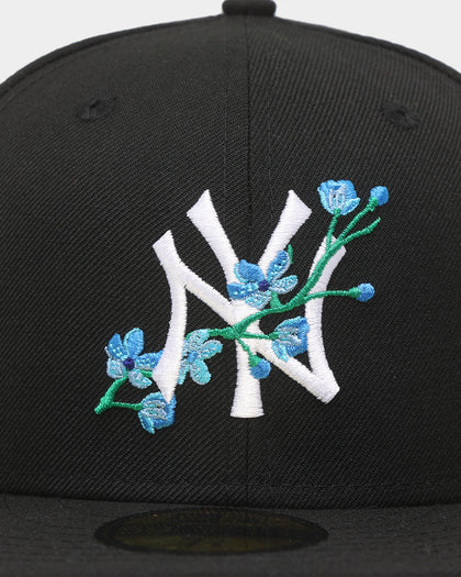 New Era New York Yankees 'Floral Black' 59FIFTY Fitted Black/White