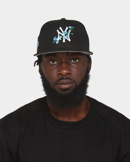 New Era New York Yankees 'Floral Black' 59FIFTY Fitted Black/White
