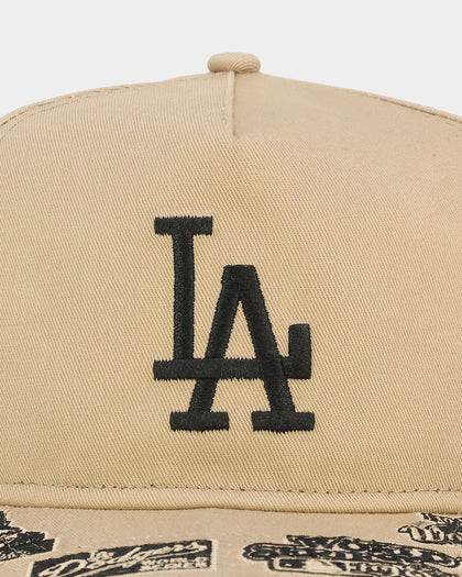 New Era Los Angeles Dodgers 'Tumbleweed Visor Patch' Old Golfer Snapback Tumbleweed