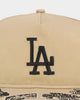 New Era Los Angeles Dodgers 'Tumbleweed Visor Patch' Old Golfer Snapback Tumbleweed