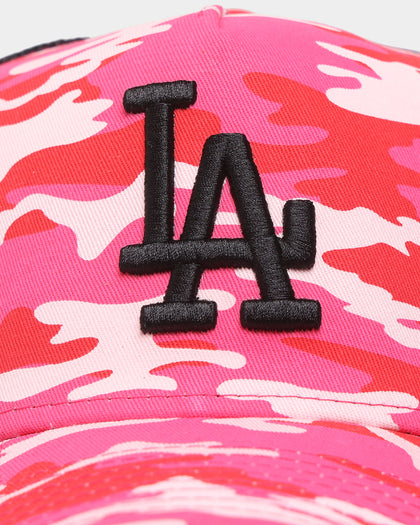 New Era Los Angeles Dodgers 'Pink Camo' 9FORTY  A-Frame Trucker Snapback Pink Camo