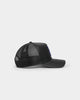 New Era Los Angeles Dodgers 'PU Leather' 9FORTY A-Frame Trucker Snapback Black Leather