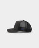 New Era Los Angeles Dodgers 'PU Leather' 9FORTY A-Frame Trucker Snapback Black Leather
