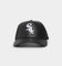 New Era Chicago White Sox 'PU Leather' 9FORTY A-Frame Trucker Snapback Black Leather