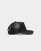 New Era Chicago White Sox 'PU Leather' 9FORTY A-Frame Trucker Snapback Black Leather