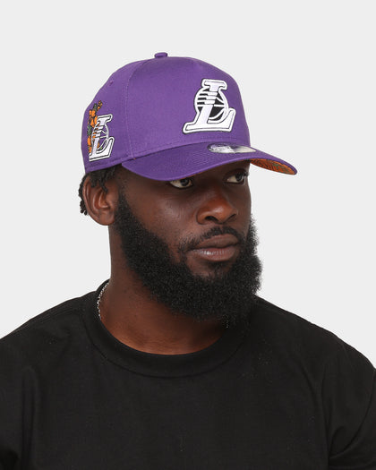 New Era Los Angeles Lakers 'OG Team Colour State Flower' 9FORTY A-Frame OTC