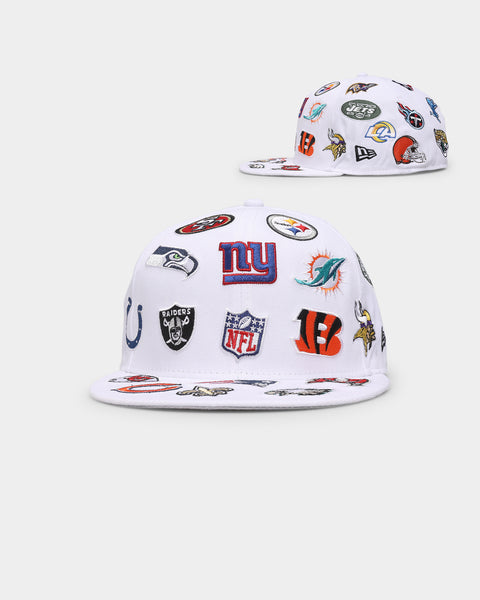 New Era NFL 'Team All Over' 59FIFTY Fitted White | Culture Kings US