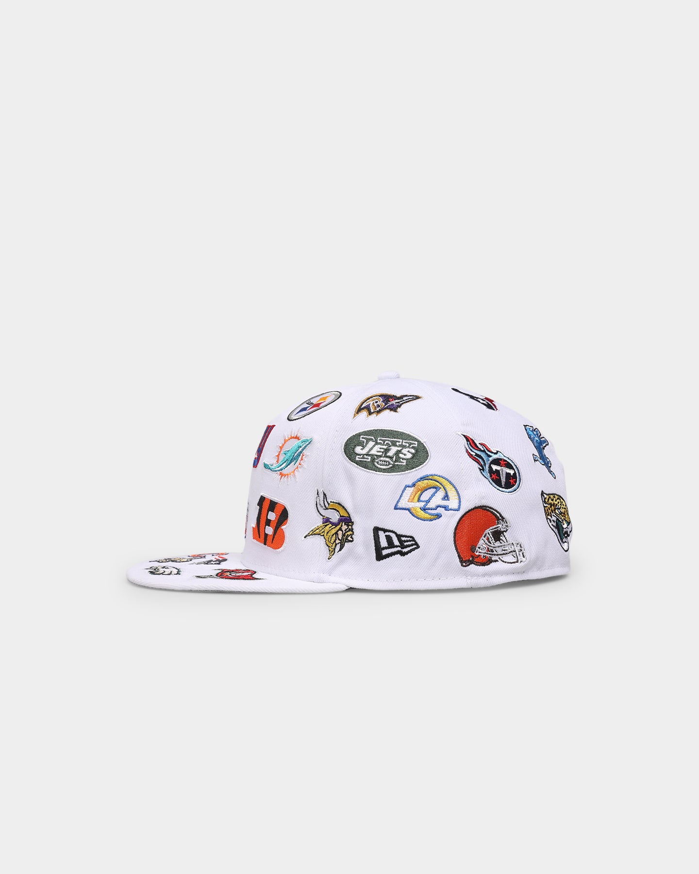 New Era NFL 'Team All Over' 59FIFTY Fitted White | Culture Kings US