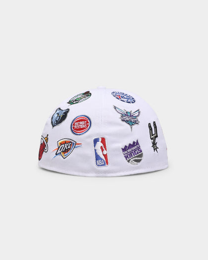 New Era NBA 'Team All Over' 59FIFTY Fitted White