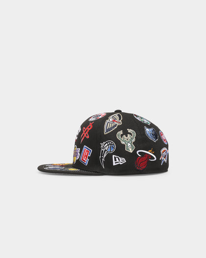 New Era NBA 'Team All Over' 59FIFTY Fitted Black
