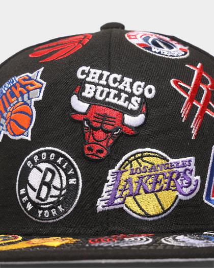 New Era NBA 'Team All Over' 59FIFTY Fitted Black