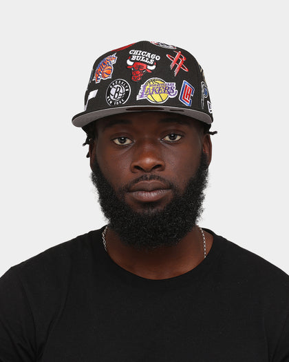New Era NBA 'Team All Over' 59FIFTY Fitted Black