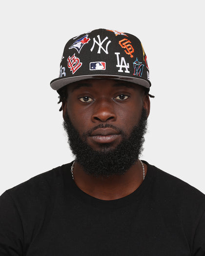 New Era MLB 'Team All Over' 59FIFTY Fitted Black