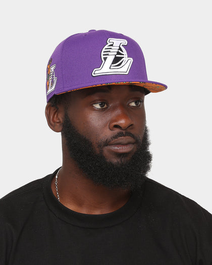 New Era Los Angeles Lakers 'OG Team Colour State Flower' 59FIFTY Fitted OTC