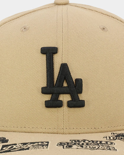 New Era Los Angeles Dodgers 'Tumbleweed Visor Patch' 59FIFTY Fitted Tumbleweed