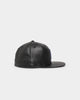 New Era Los Angeles Dodgers 'PU Leather' 59FIFTY Fitted Black Leather