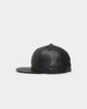 New Era Los Angeles Dodgers 'PU Leather' 59FIFTY Fitted Black Leather