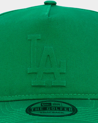 New Era Los Angeles Dodgers 'Kelly Green Embossed Logo' Old Golfer Snapback Kelly Green