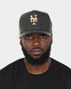 New Era New York Mets "Black Tan PU Leather" 9FORTY K-Frame Snapback Black/Tan