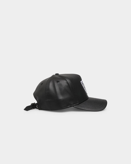New Era Las Vegas Raiders 'PU Leather' 9FORTY K-Frame Black Leather