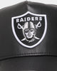 New Era Las Vegas Raiders 'PU Leather' 9FORTY K-Frame Black Leather