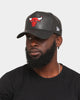 New Era Chicago Bulls 'PU Leather' 9FORTY K-Frame Strapback Black Leather