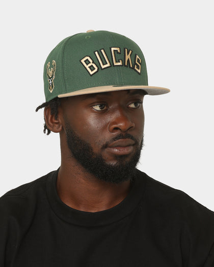 New Era Milwaukee Bucks Team Wordmark 9FIFTY Snapback Original Team Colours
