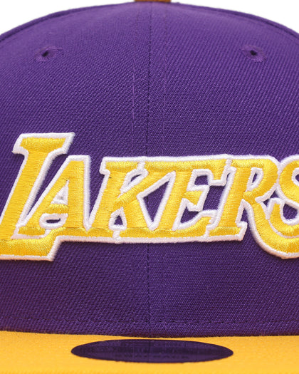 New Era Los Angeles Lakers Team Wordmark 9FIFTY Snapback Original Team Colours
