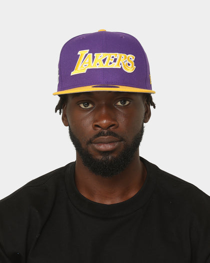 New Era Los Angeles Lakers Team Wordmark 9FIFTY Snapback Original Team Colours