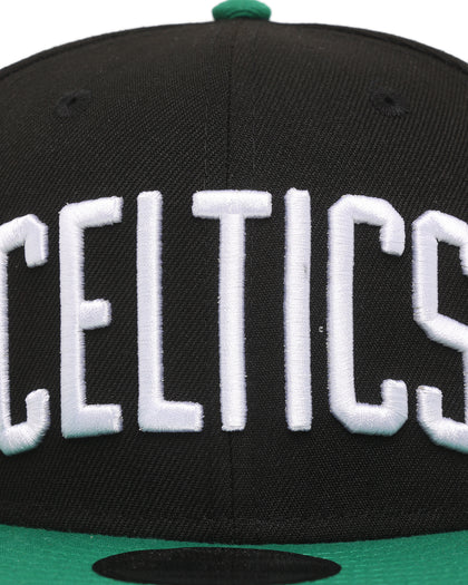 New Era Boston Celtics Team Wordmark 9FIFTY Snapback Original Team Colours