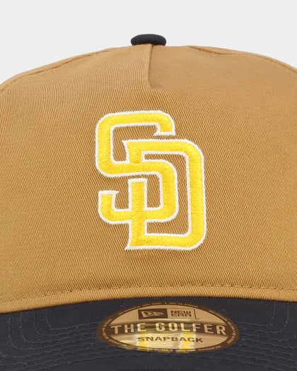 New Era San Diego Padres 'Midnight Harvest 2-Tone' Old Golfer Snapback Wheat/Navy