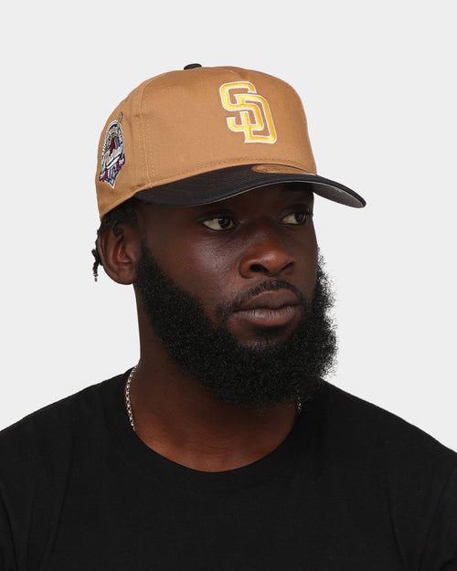 New Era San Diego Padres 'Midnight Harvest 2-Tone' Old Golfer Snapback Wheat/Navy