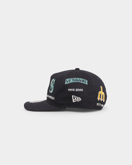 New Era Seattle Mariners 'Logo Evolution' Golfer Snapback Golfer Collection Navy