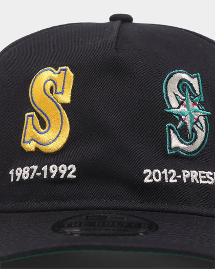 New Era Seattle Mariners 'Logo Evolution' Golfer Snapback Golfer Collection Navy