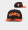 New Era San Francisco Giants 'Chenille' Golfer Snapback Black