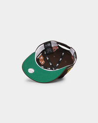 New Era San Diego Padres 'Logo Evolution' Golfer Snapback Collection Brown