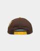 New Era San Diego Padres 'Chenille' Golfer Snapback Brown